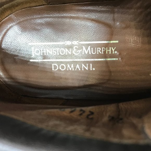 JOHNSTON & MURPHY Domani Brown Leather Chukka Mens Shoe 9.5M Padded Heel Cap Toe main image 5